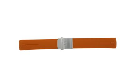 Horlogeband Tissot T047.420.1 T-Touch Expert / T603026664 Rubber Oranje 21mm