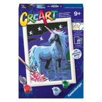 Ravensburger creart schilderen op nummer - magische eenhoorn - thumbnail
