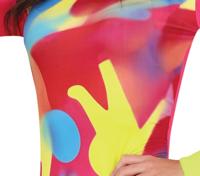 Workout Kostuum Psychedelisch Victoria Roze - thumbnail