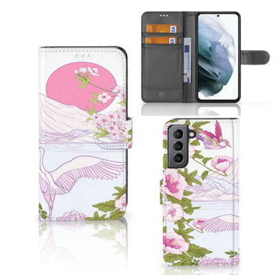 Samsung Galaxy S21 FE | Telefoonhoesje | Met pasjeshouder | Bird Standing