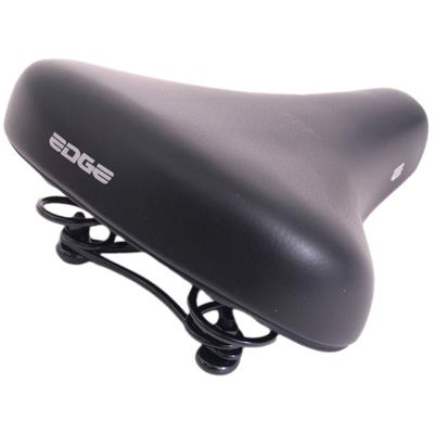 Edge Fietszadel city retro - zwart (op kaart)