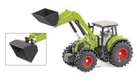 Siku 1949 tractor met frontlader, dolly en kiepwagen 1:50 - thumbnail