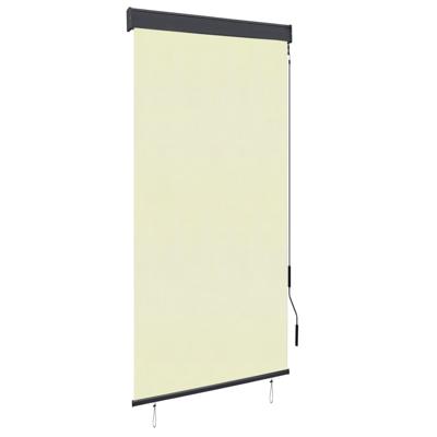 VidaXL Rolgordijn voor buiten 100x250 cm crème