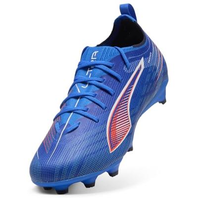 PUMA Ultra 6 Pro Gras / Kunstgras Voetbalschoenen (MG) Kids Blauw Wit Felrood