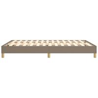 Boxspringframe stof taupe 140x200 cm - thumbnail