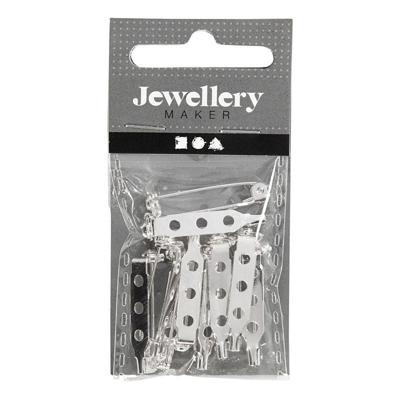 Creativ Company Https://www.cchobby.nl/brochespeld-l-25-mm-verzilverd-10-stuk-1-doos