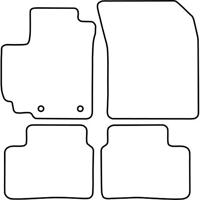 Automatten passend voor Suzuki Swift vanaf 2010 TMSZ520 - thumbnail