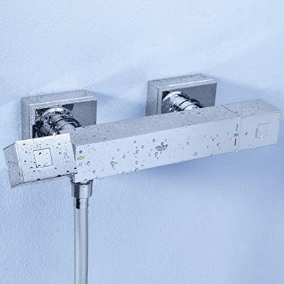 GROHE Cube douchekraan thermostatisch met koppelingen chroom 34488000 GROHE Cube douchekraan thermostatisch met koppelingen chroom 34488000
