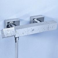 GROHE Cube douchekraan thermostatisch met koppelingen chroom 34488000 - thumbnail