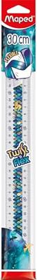 Liniaal maped twist n flex dragon 30cm blauw