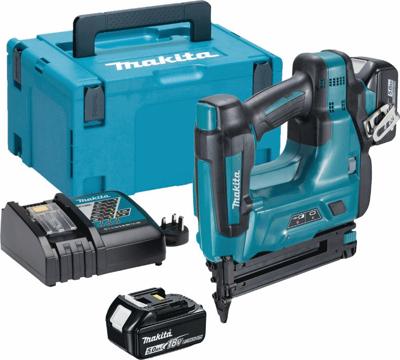 Makita DBN500RTJ Accu Afwerktacker 18Ga 18V 5.0Ah in Mbox