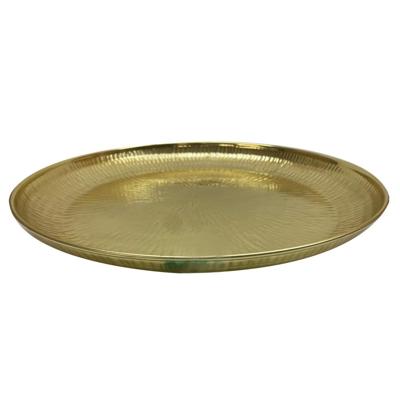 Metalen Bord 40 cm Goud