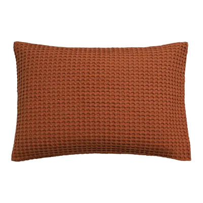 Vandyck home pique rusty brown Kussensloop