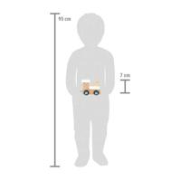 Small Foot - houten lettertrein polar - locomotief wit - 12 - thumbnail