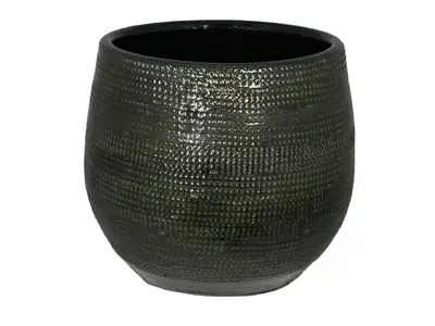 HS Potterie Pot Tokio Groen 28x26cm HS Potterie Pot Tokio Groen 28x26cm