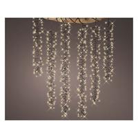 Lumineo Kerstverlichting Led Cascade Twinkel Zwart l200cm 480l - Warm wit - thumbnail