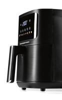 GourmetMaxx GOURMETmaxx Heißluft-Fritteuse Digital 4,5l 1500W Airfryer 4.5 l 1500 W Met display, Timerfunctie Zwart - thumbnail