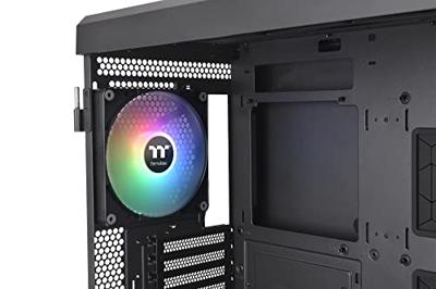 Thermaltake CA-1X5-00M1WN-00 Midi-tower Gaming-behuizing Zwart 4 voorgeïnstalleerde LED-ventilators, Zijvenster Thermaltake CA-1X5-00M1WN-00 Midi-tower Gaming-behuizing Zwart 4 voorgeïnstalleerde LED-ventilators, Zijvenster