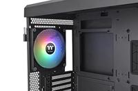 Thermaltake CA-1X5-00M1WN-00 Midi-tower Gaming-behuizing Zwart 4 voorgeïnstalleerde LED-ventilators, Zijvenster - thumbnail