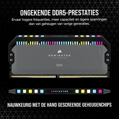 Corsair 32 GB DDR5-5200 Kit werkgeheugen Corsair 32 GB DDR5-5200 Kit werkgeheugen