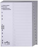 Durable 6524 Register DIN A4 1-15 Polypropyleen Grijs 15 tabbladen Bedrukte tabs 652410 - thumbnail