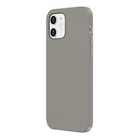Valenta Leather Back Cover Snap Luxe Apple iPhone 12 Mini Grey - thumbnail