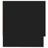 Kledingkast 100x32,5x35 cm spaanplaat zwart - thumbnail