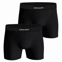 Bjorn Borg Boxershort organic cotton stretch 2-pack zwart - thumbnail