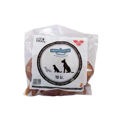 Mediterranean Natural 1 x 10 natuurlijke gedroogde varkensoren, 1500 g