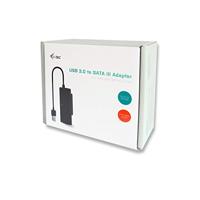 i-tec USB 3.0 kabel adapter SATA met externe voeding 220 V voor de aansluiting van SATA harde schijf BLU-RAY CD-ROM CDRW DVD DVDRW - thumbnail