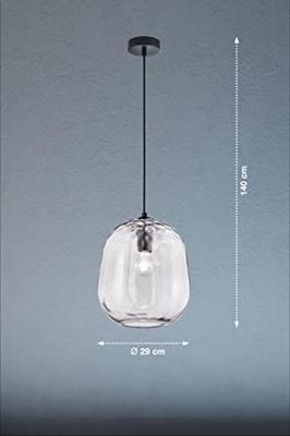 Fischer & Honsel Glazen hanglampBretagne Ø 29cm - 60756