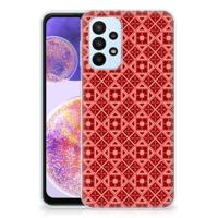 Samsung Galaxy A23 | TPU bumper | Batik Rood - thumbnail