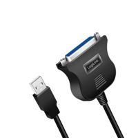 LogiLink USB 1.1 Aansluitkabel [1x USB 1.1 stekker A - 1x D-sub bus 25-polig] UA0054 1.50 m - thumbnail