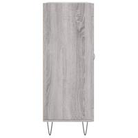 Dressoir 69,5x34x90 cm bewerkt hout grijs sonoma eikenkleurig - thumbnail