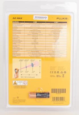 Fluke 62 MAX Infrarood-thermometer Optiek 10:1 -30 - +500 °C Stof- en spatwaterdicht (IP54)