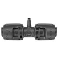 GARDENA micro-drip-system t-stuk 1/2” - 3/16" verbinding (donkergrijs) - thumbnail