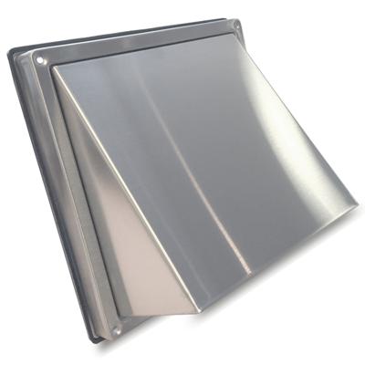 Gevelkap BWS Ventilatie Aansluitmaat 125 mm Met Klep RVS