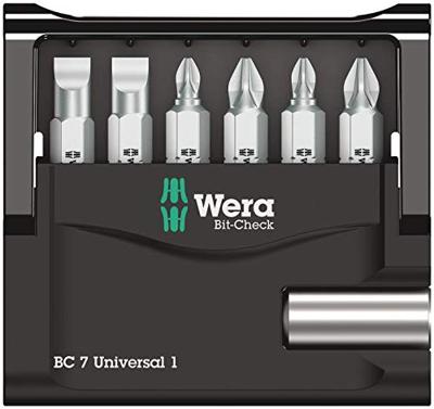 Wera Bit-Check 7 Universal 1, 7 -delig - 1 stuk(s) - 05056295001