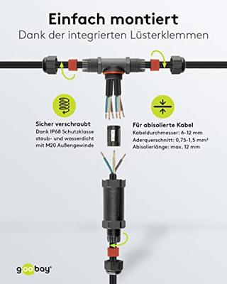 T- stuk kabelverbinder