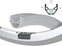 Ryde Velg 28 inch 622 zac2000 zilver geslepen zijkant 36 dubbel bus - thumbnail