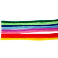 Creotime chenille draad 25 stuks 30 cm 9 mm multicolor - thumbnail