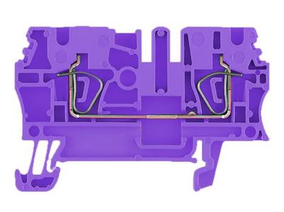 Weidmüller 1683290000 Doorgangsserieklem Spanveer Violet 100 stuk(s)