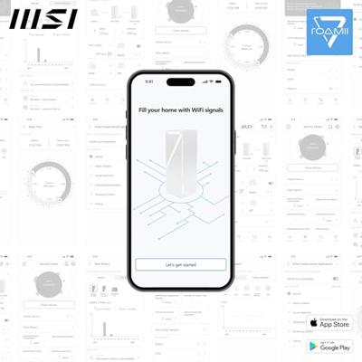 MSI Roamii BE Lite Mesh System- 1 Pack