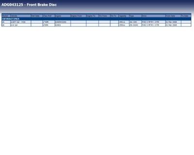 Remschijf ADG043125 Remschijf ADG043125