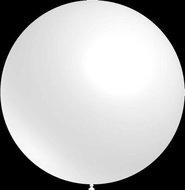 Mega grote witte ballonnen 90 cm - thumbnail