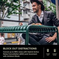 Creative Aurvana Ace In Ear oordopjes Bluetooth Zwart Bestand tegen zweet, Waterbestendig, Indicator voor batterijstatus, Incl. oplaad- en dockingstation - thumbnail