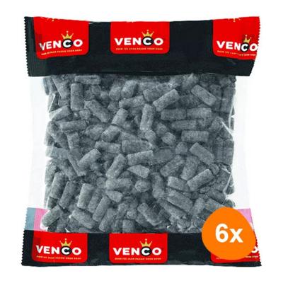 Venco - Schoolkrijt Zwart - 6x 1kg