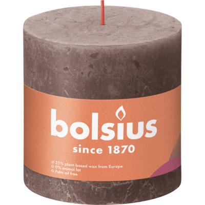 Bolsius Stompkaars 10cm Rustic Taupe Bolsius Stompkaars 10cm Rustic Taupe
