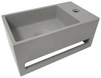 Wiesbaden Julia fontein rechts Solid surface 35 x 20 x 16 cm betonlook - thumbnail