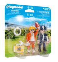 Playmobil® 70823 duopack spoedarts en politieagente - thumbnail